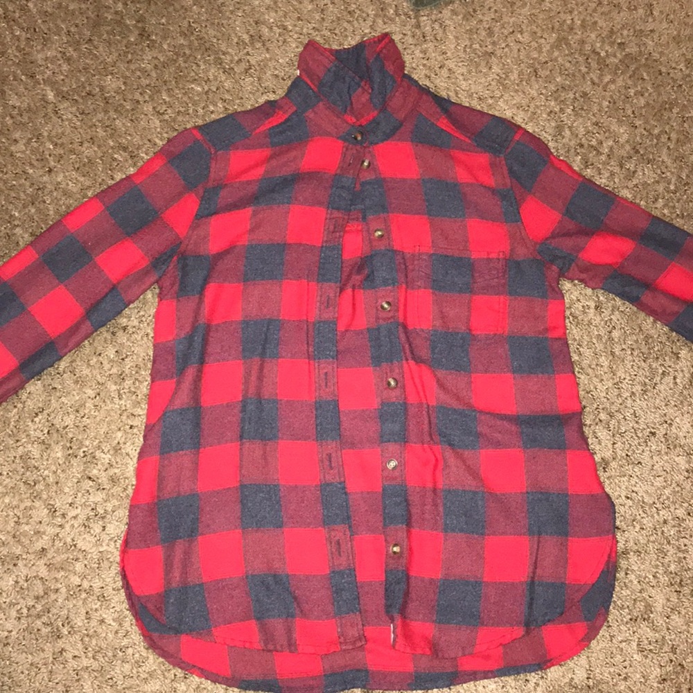 American eagle checkered flannel